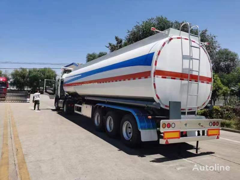 прицеп цистерна гсм Tri Axle Oil Fuel Tank Semi Trailer 45000 Liters Fuel Tanker Tra