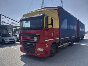 грузовик штора DAF XF 105 + прицеп штора