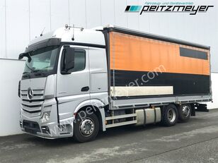 грузовик штора MERCEDES-BENZ Actros  2545 LL Pritsche, Klima, Standklima, PPC, EU 6