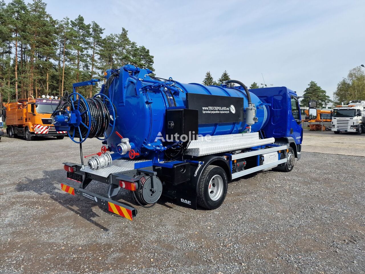 Купить комбинированную каналоочистительную машину DAF LF EURO 6 WUKO for  collecting liquid waste from separators Польша, WP30652