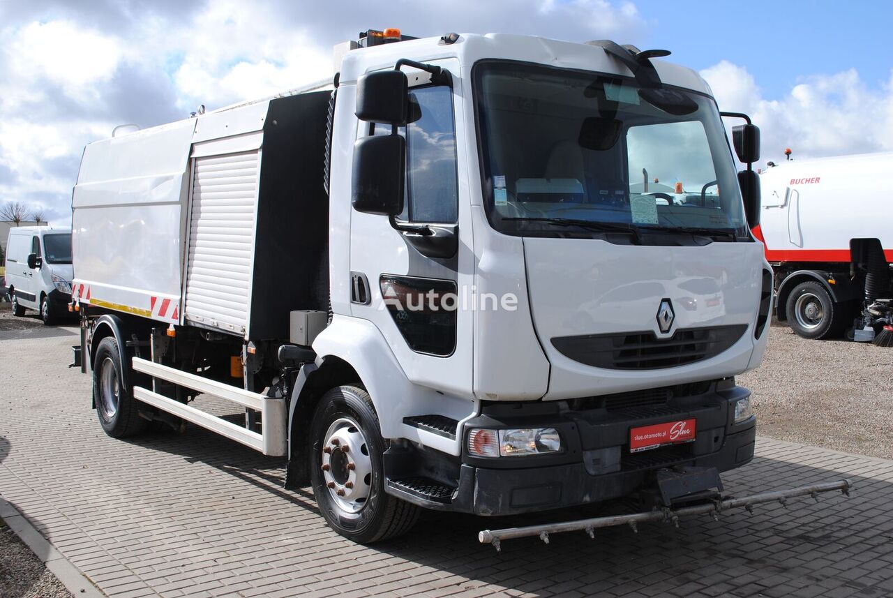 Купить поливомоечную машину Renault Midlum 240 Retarder Polewaczka Myjka  Uliczna Drogowa Karcher Польша Sierakowice, FD29006