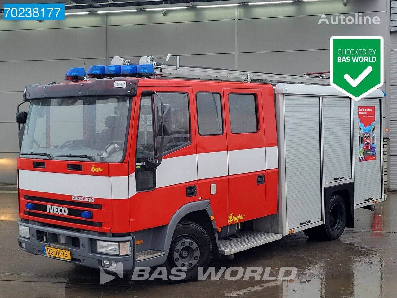 Купить пожарную машину IVECO Eurocargo 100E180 Нидерланды Veghel, AQ39723