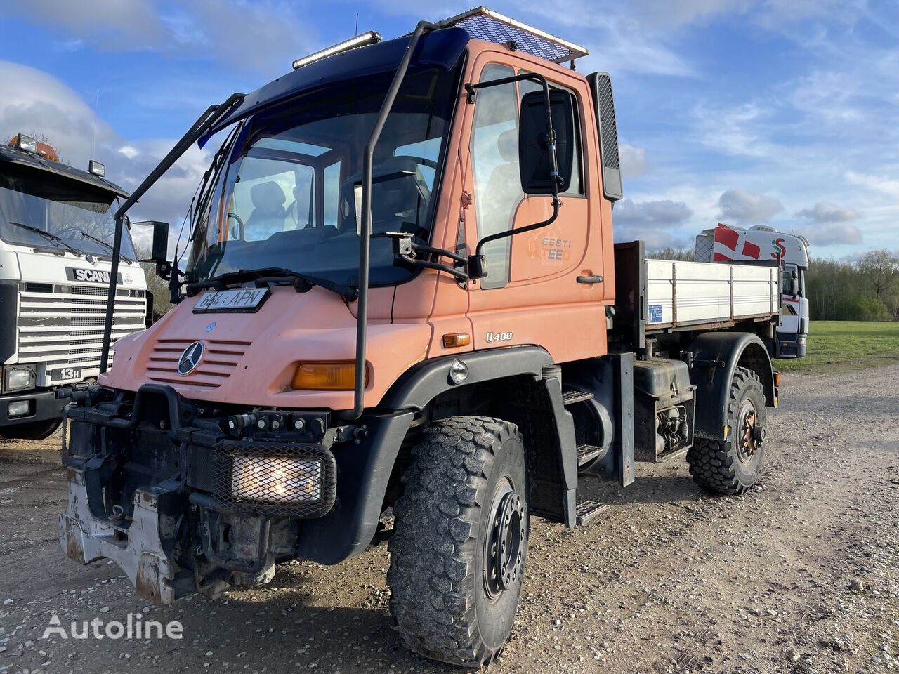 Купить универсальную коммунальную машину Mercedes-Benz Unimog U400 Эстония  Padise, FY29232