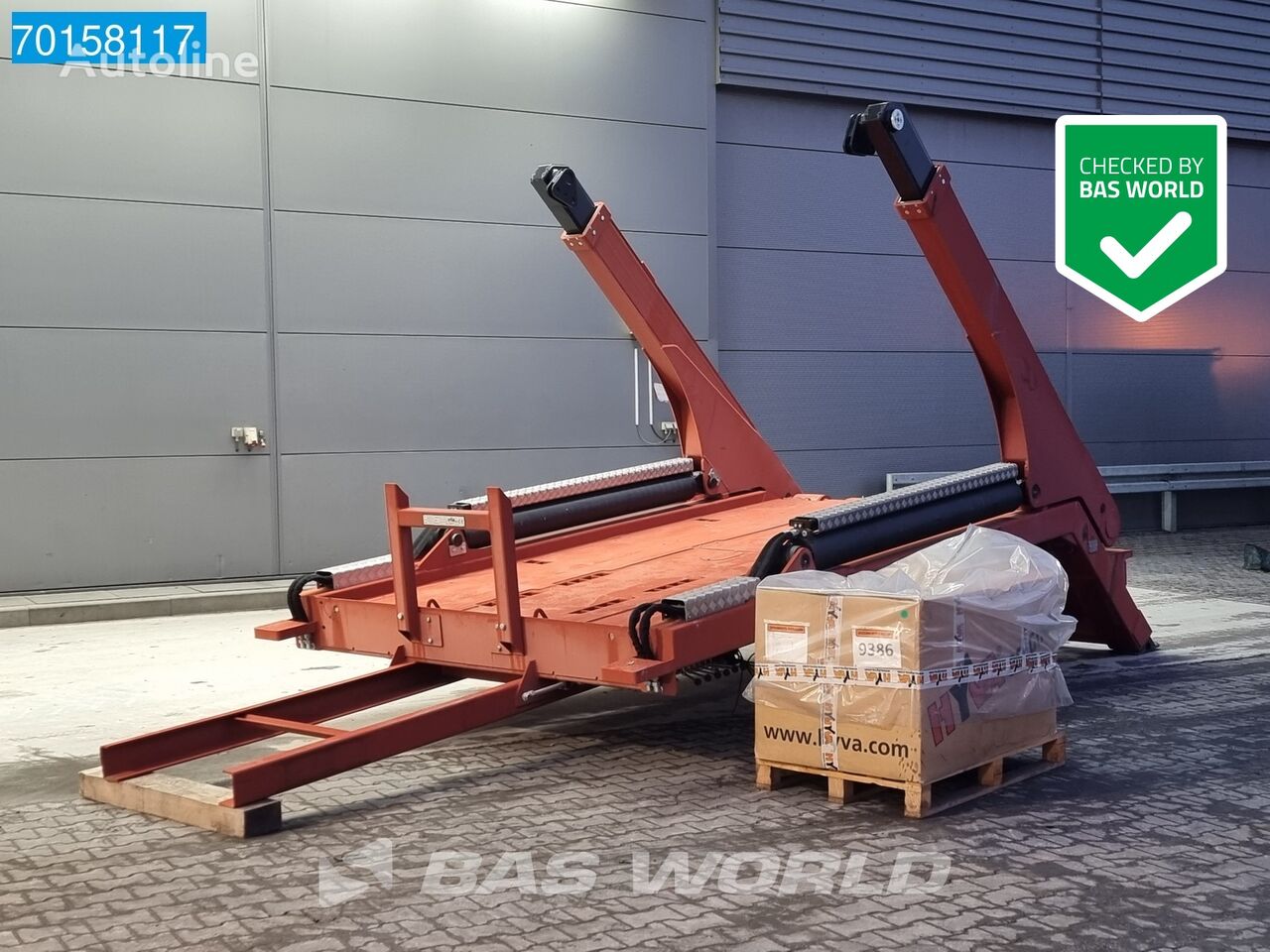 новый крюковой мультилифт Hyva 18t 6X2 18 tons HYVA NG2018TAXL with mounting kit