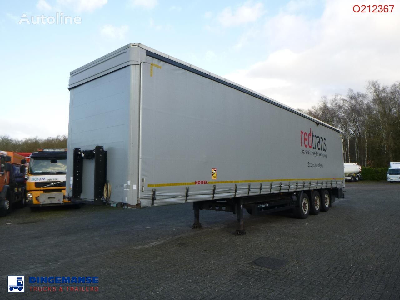 полуприцеп штора Kögel Curtain side trailer S24-1