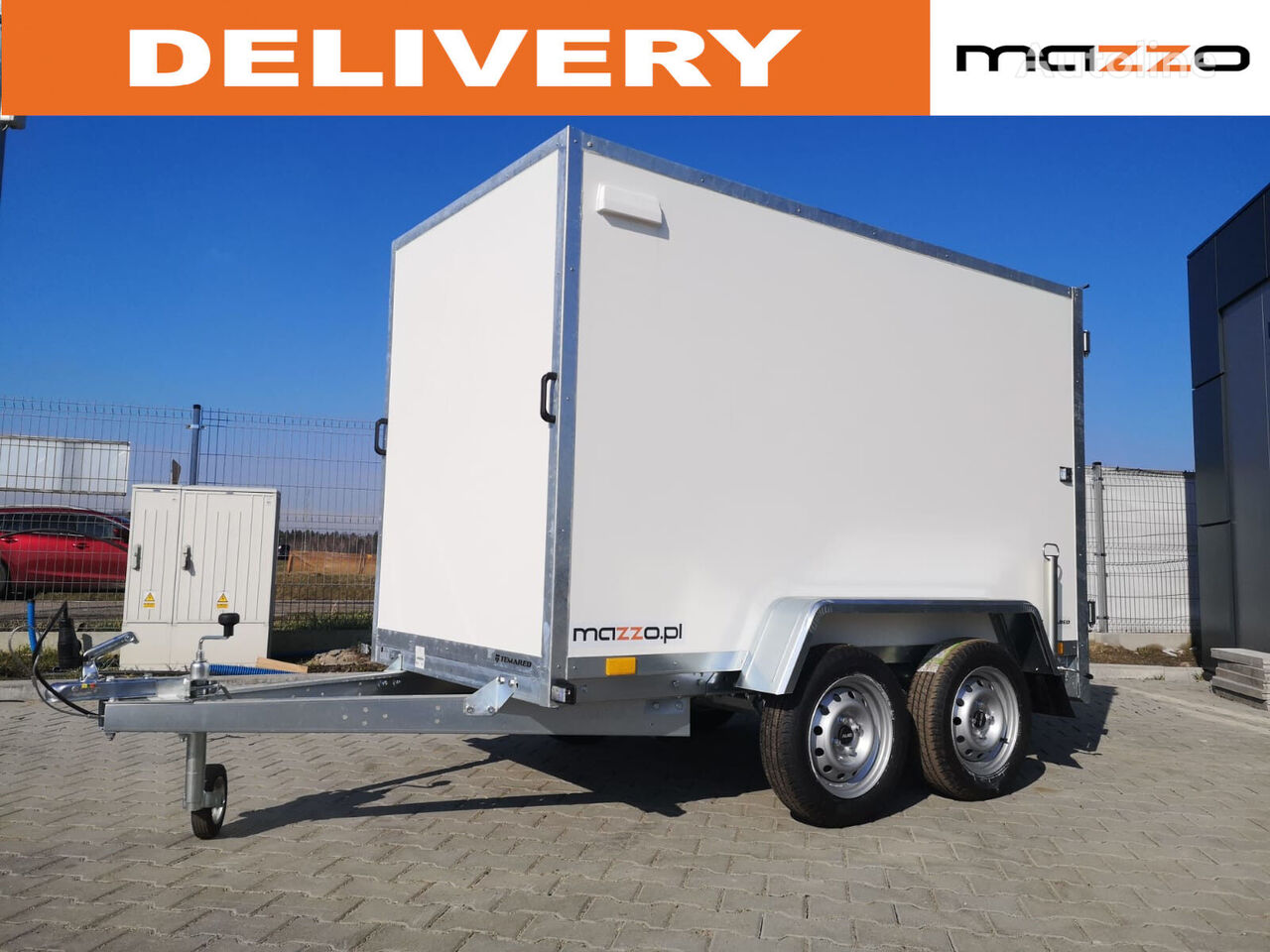 новый прицеп фургон Temared BOX 2512/2  250x125x150cm 750kg VAN TRAILER