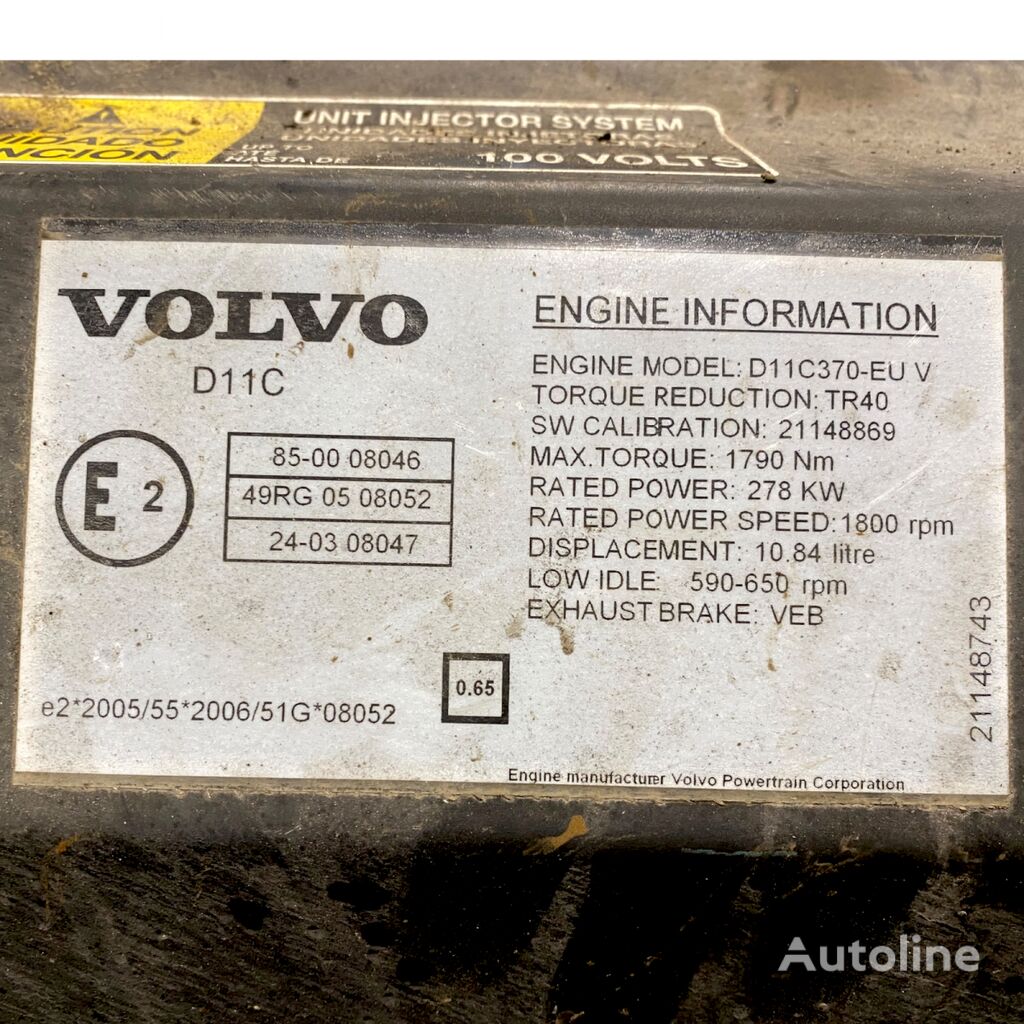 двигатель Volvo FM (01.05-01.14) для грузовика Volvo FM7-FM12, FM, FMX (1998-2014)